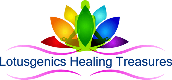 Lotusgenics Healing Treasures logo