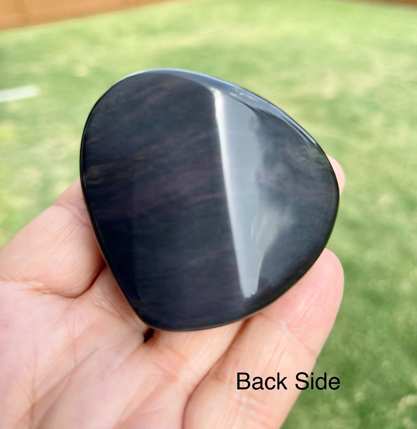 Rainbow Obsidian Heart