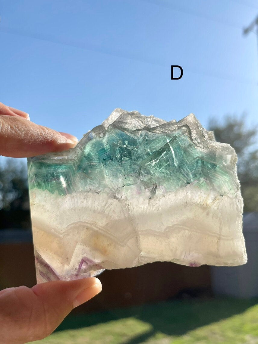 Candy Rainbow Fluorite Slabs