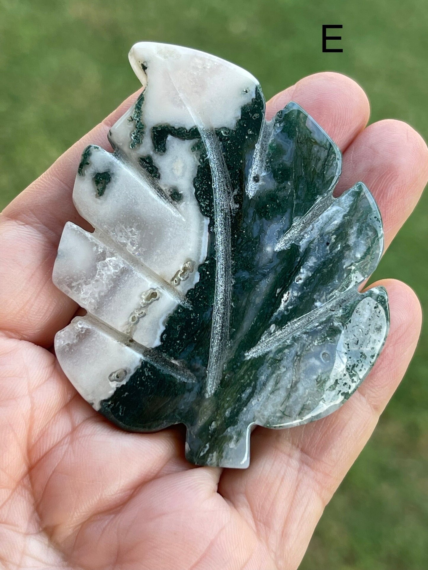 Moss Agate Leaf