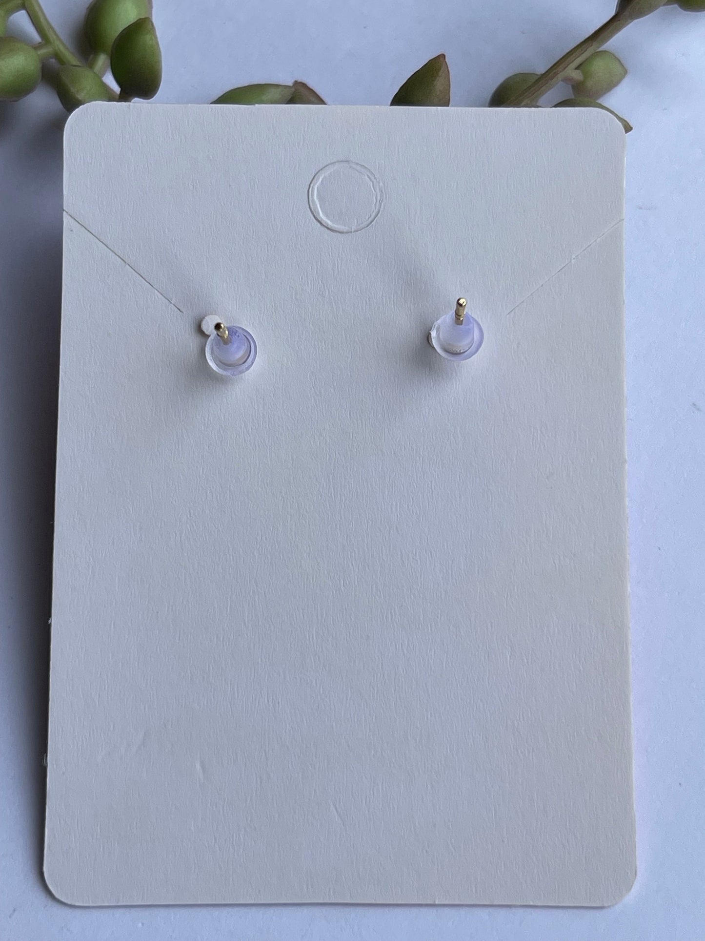 Aquamarine Star Earrings and 18K Gold Stud