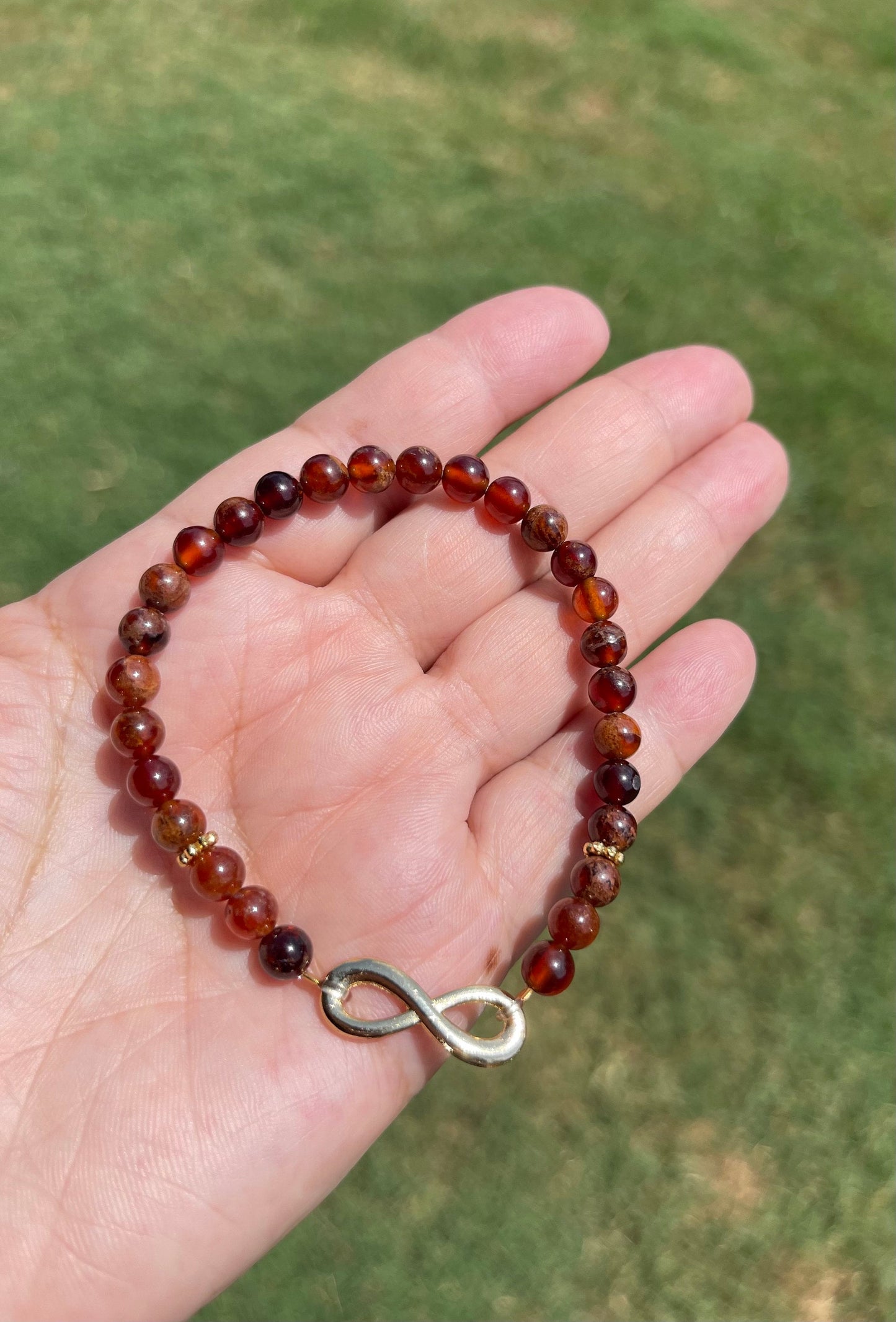 Orange Garnet Bracelet