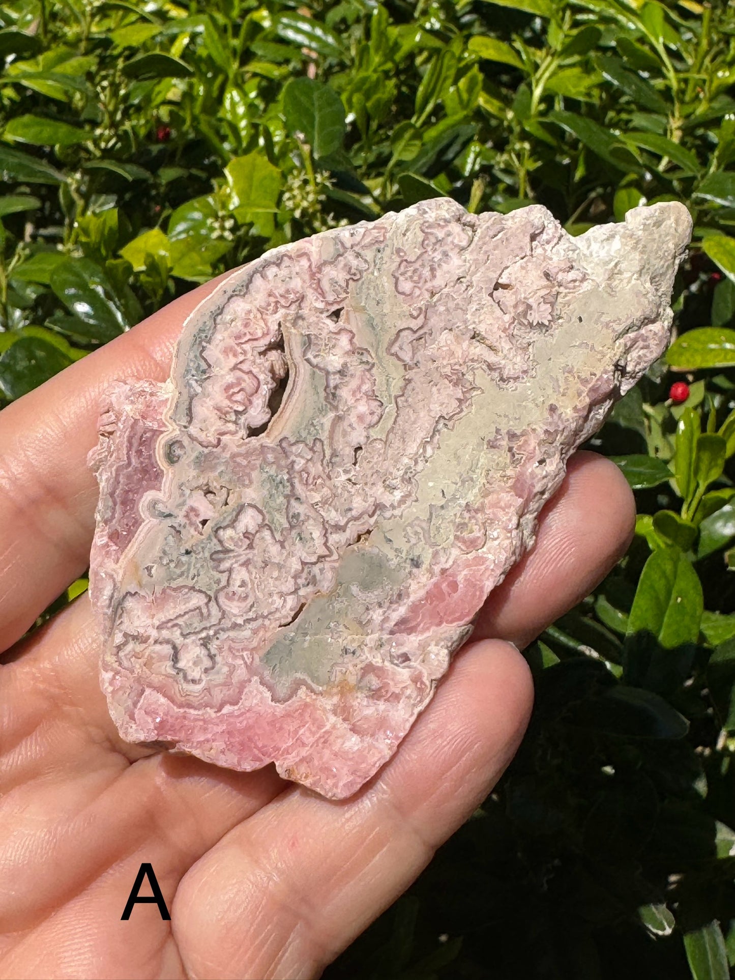 Rhodochrosite Slab