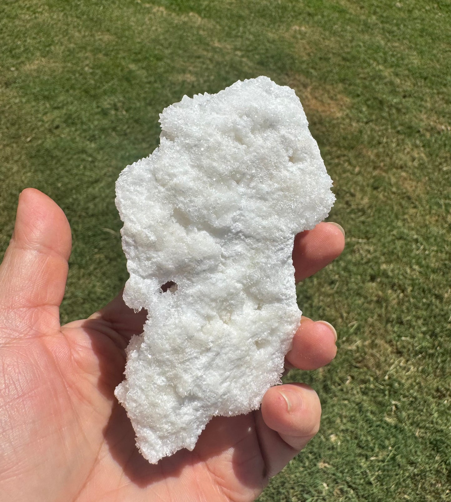 White Calcite Specimen