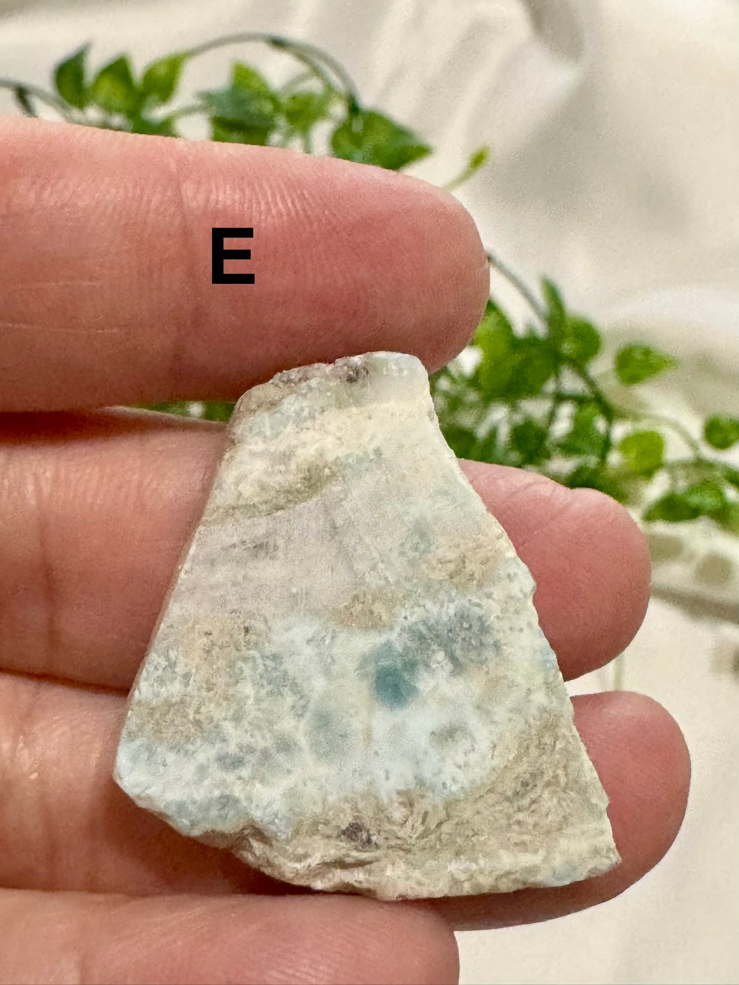 Rough Larimar Stone, Natural Raw Crystal, Dominican Larimar, Crystal Specimen, Collector Stone