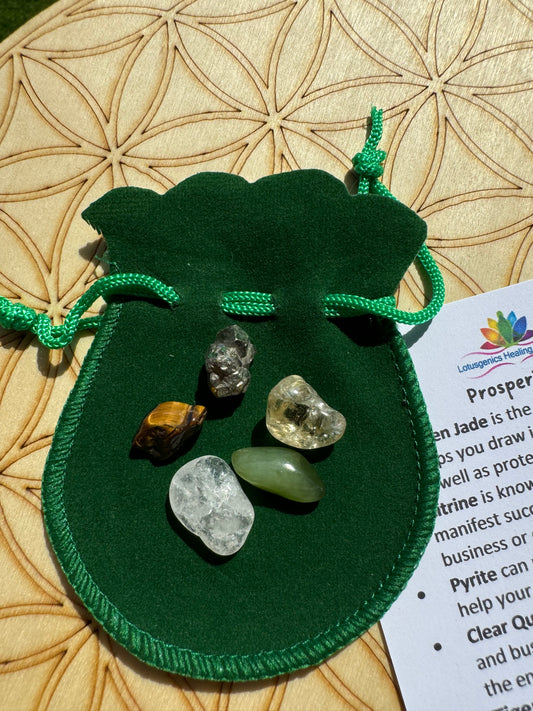 Prosperity and Abundance Crystal Set