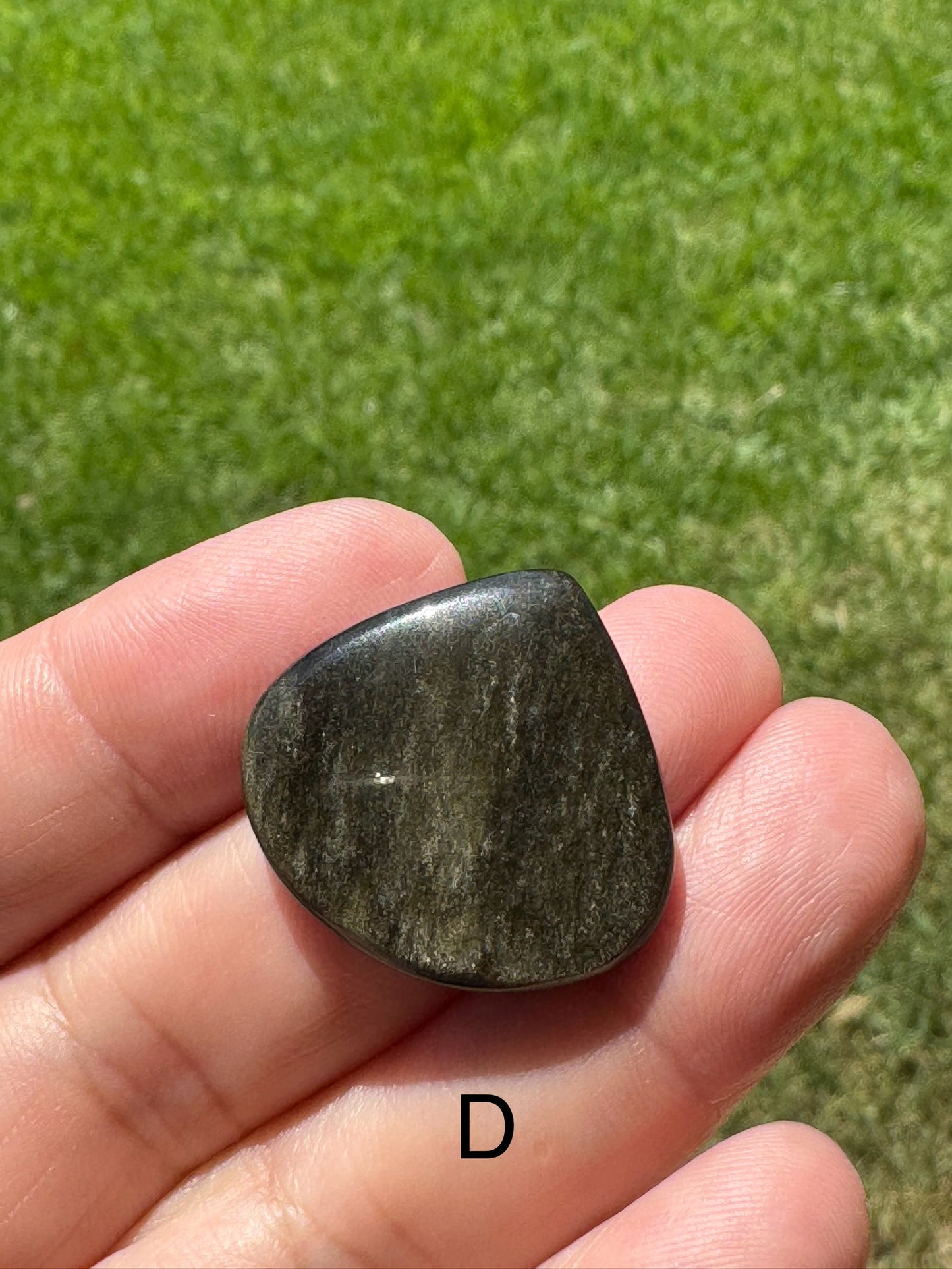 Natural Golden Obsidian Cabochon