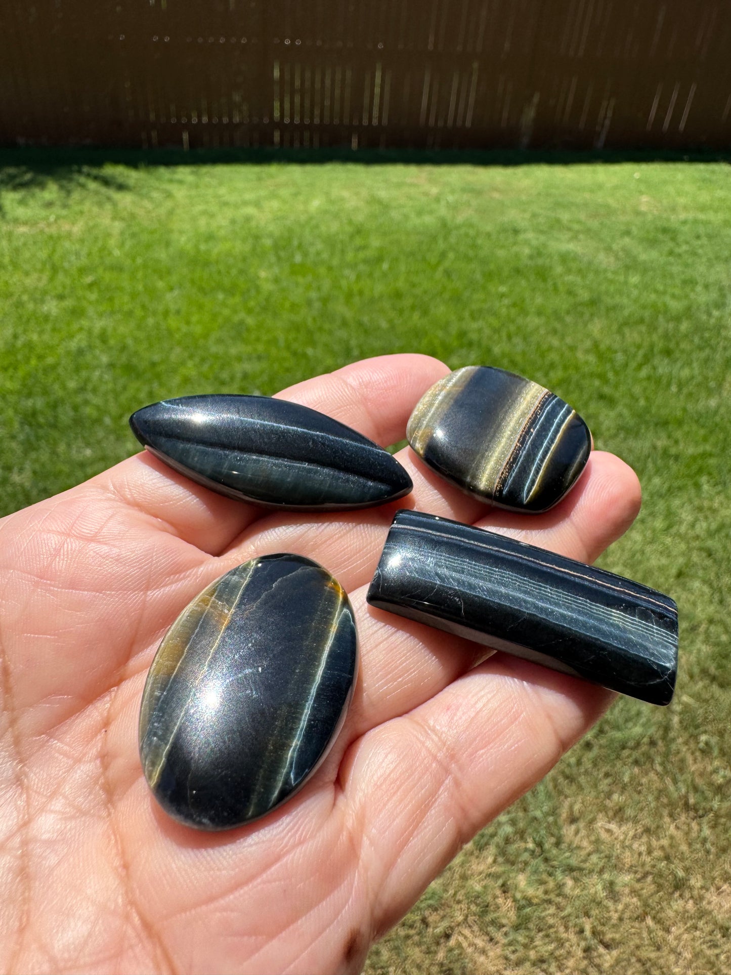 Natural Blue Tiger Eye Cabochon