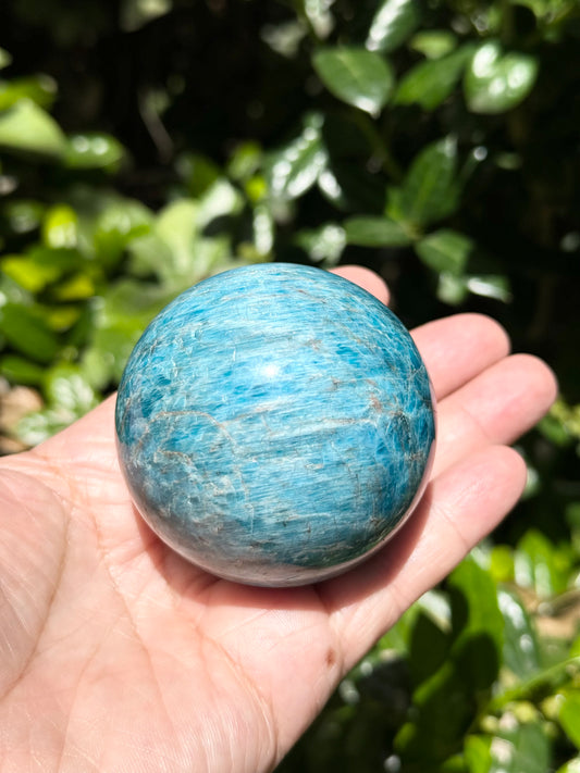 Blue Apatite Sphere 59mm