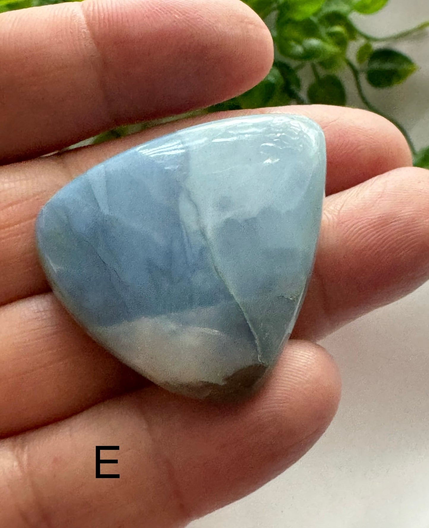 Blue Owyhee Opal Cabochon