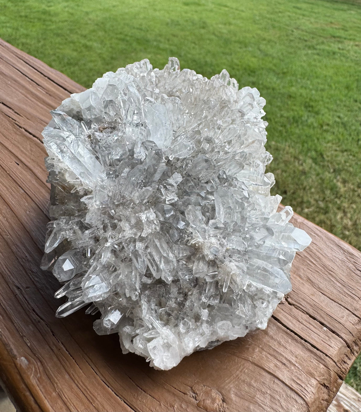 Natural Clear Quartz Cluster