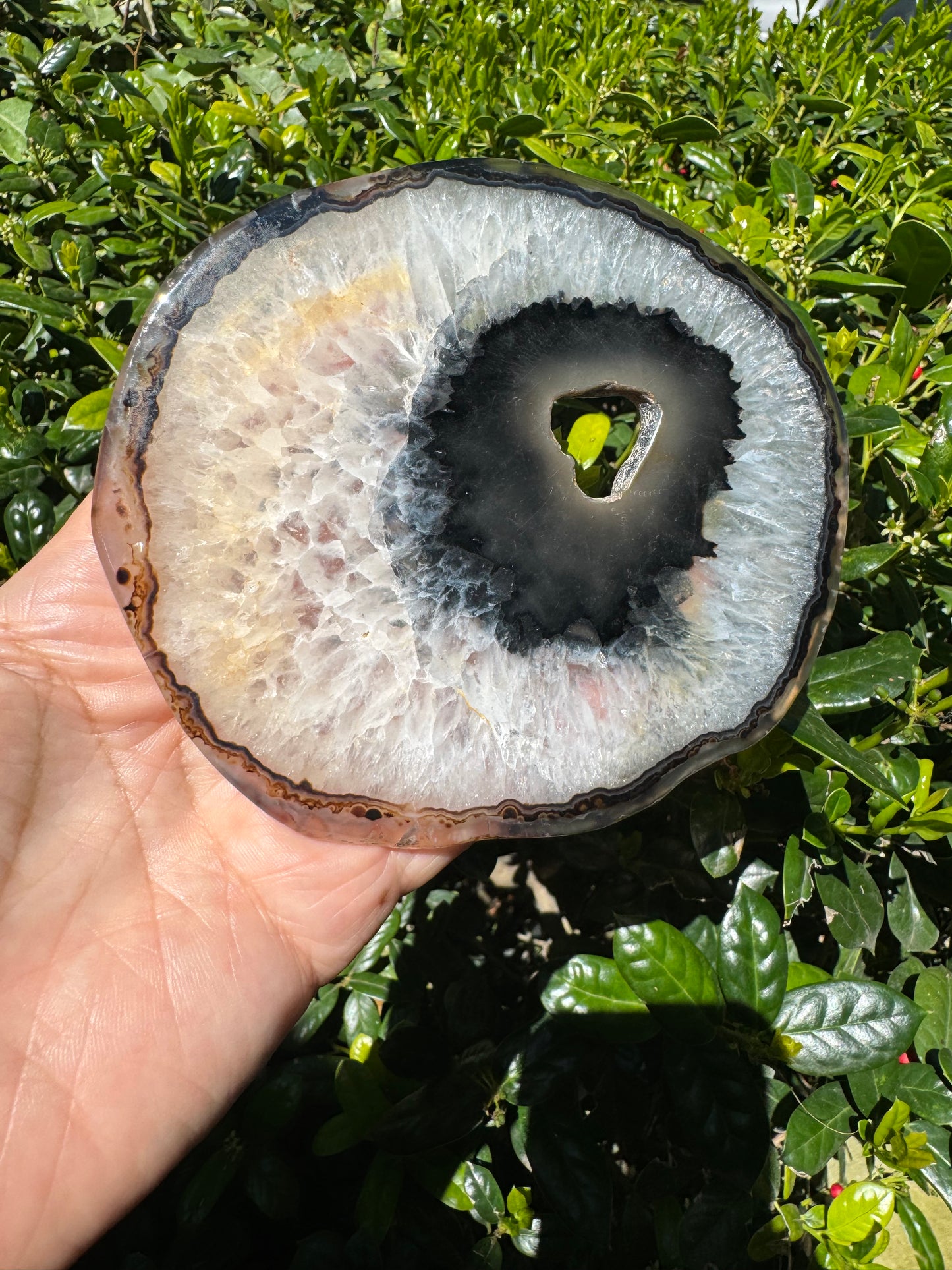 Druzy Agate Slab - Agate Slice