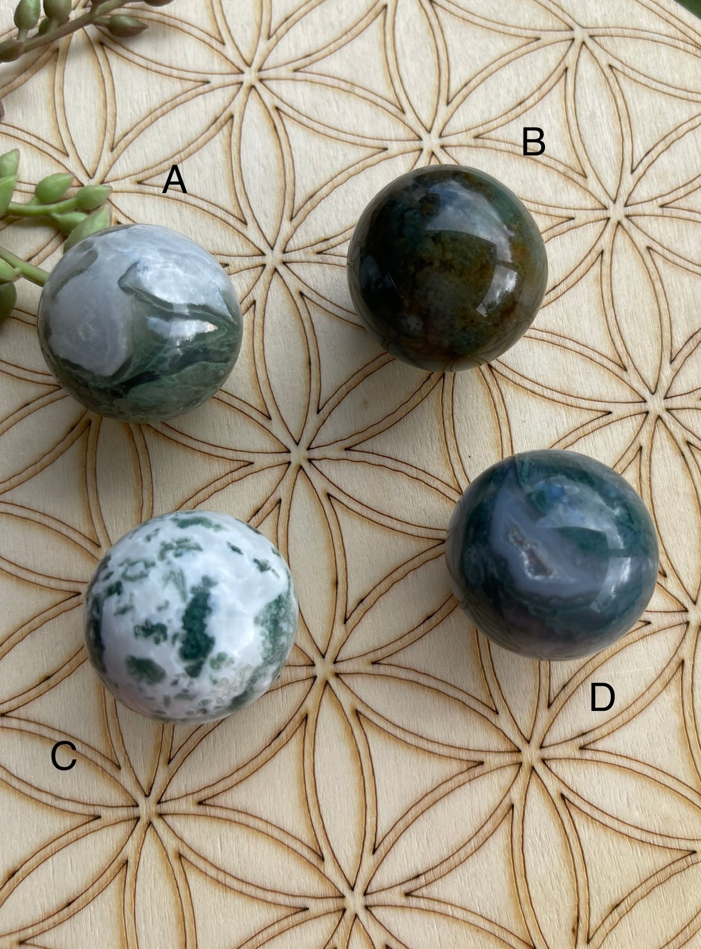 Moss Agate Sphere