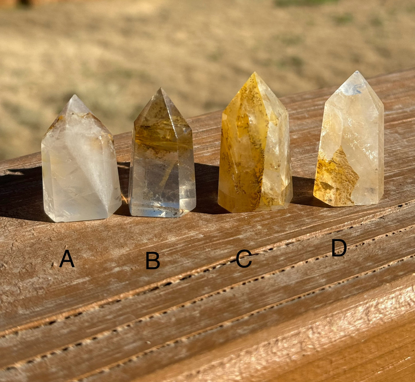 Dendritic Golden Healer Quartz Points