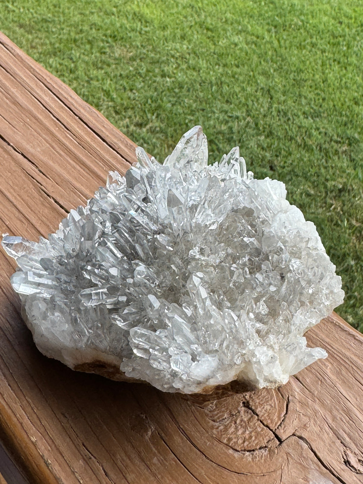 Natural Clear Quartz Cluster