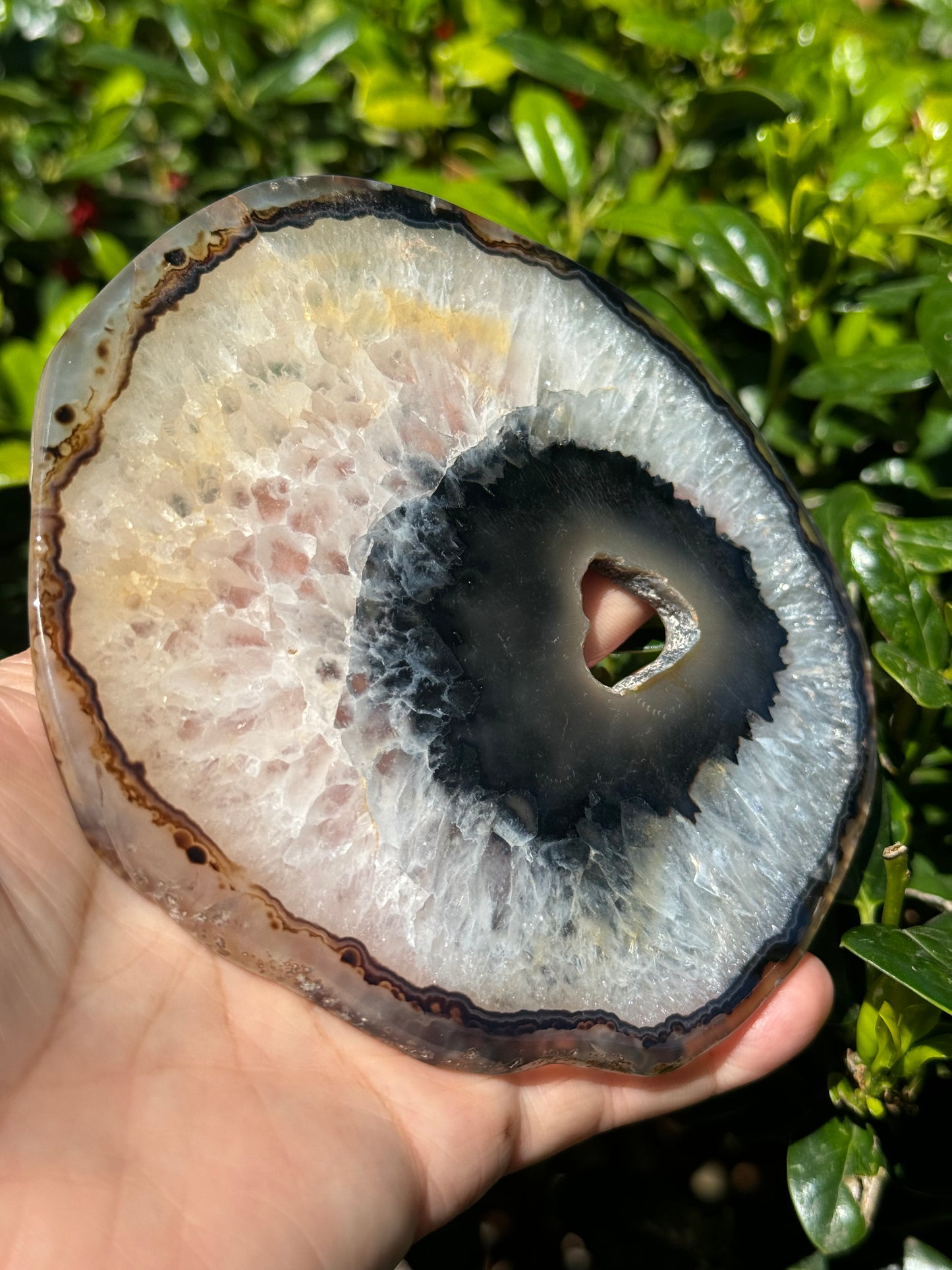 Druzy Agate Slab - Agate Slice