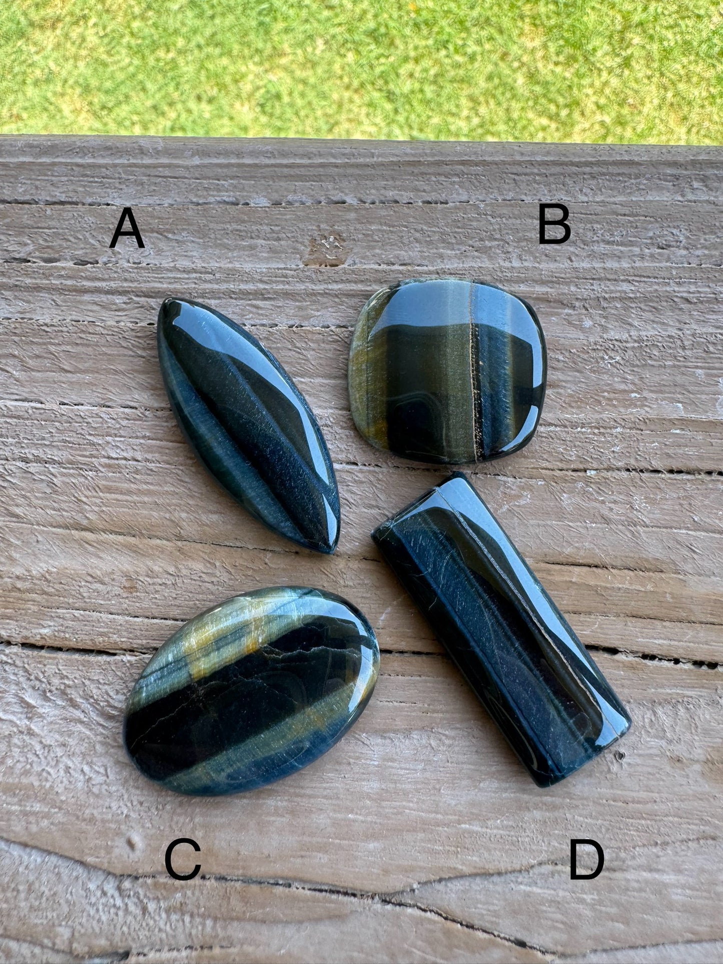 Natural Blue Tiger Eye Cabochon