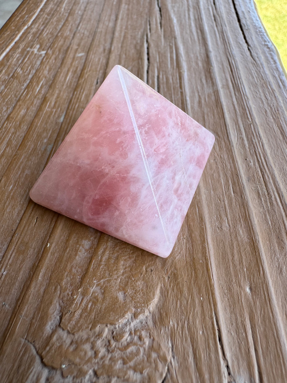 Rose Quartz Pyramid