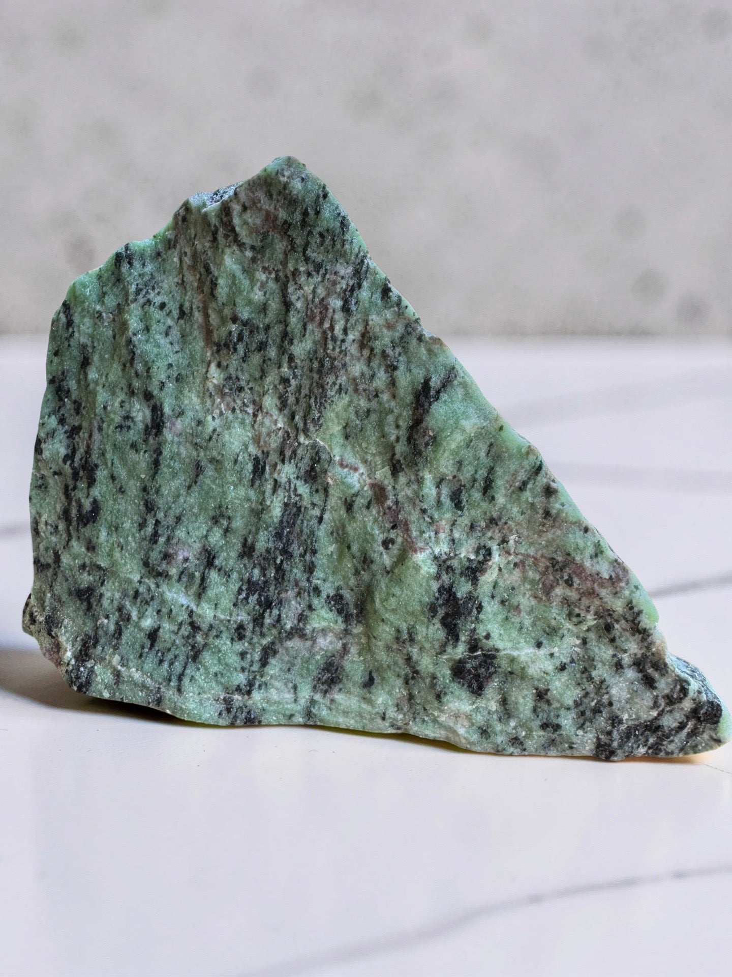 Raw Green Zoisite Stone 1.7 lb.