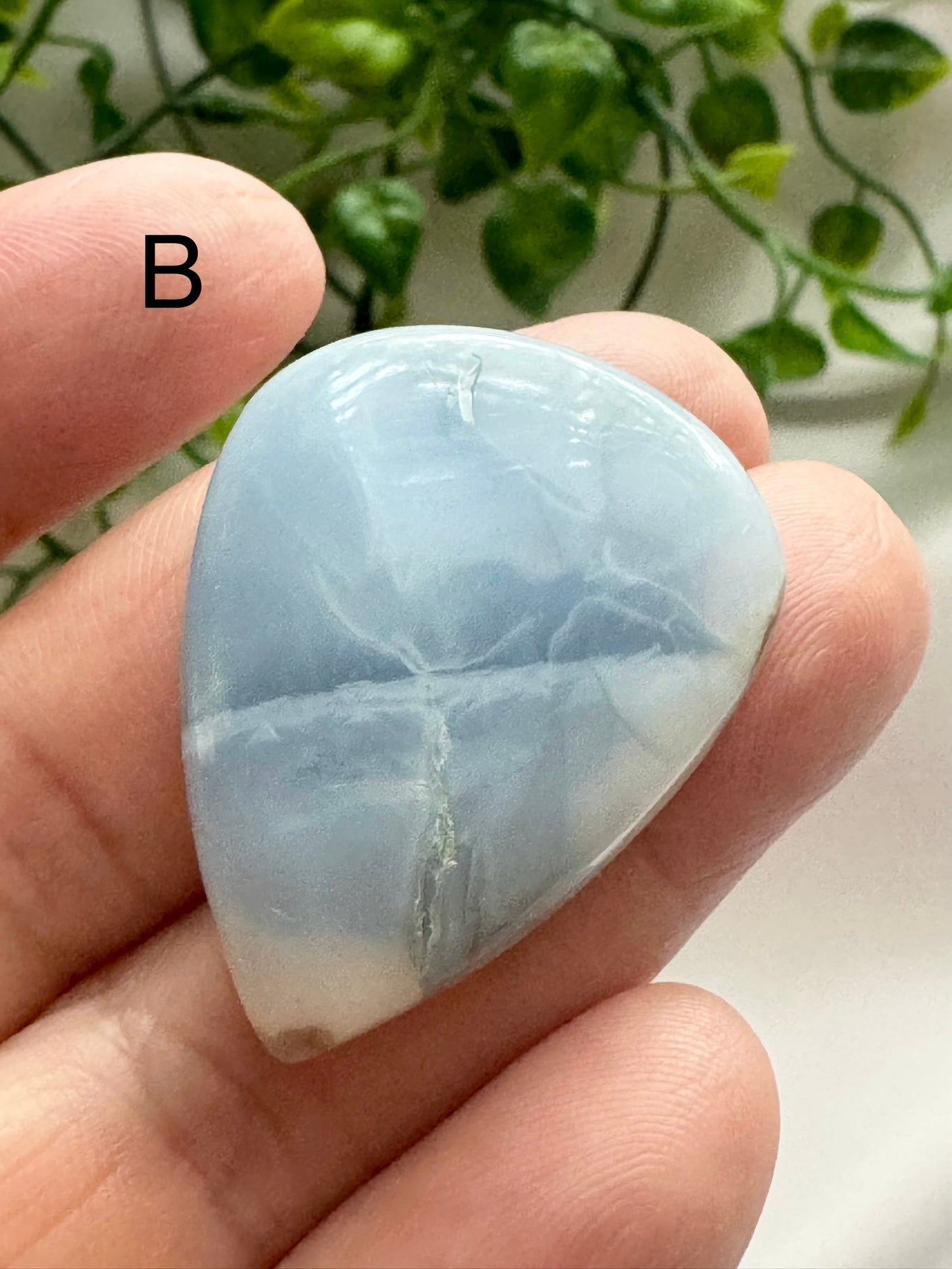 Blue Owyhee Opal Cabochon