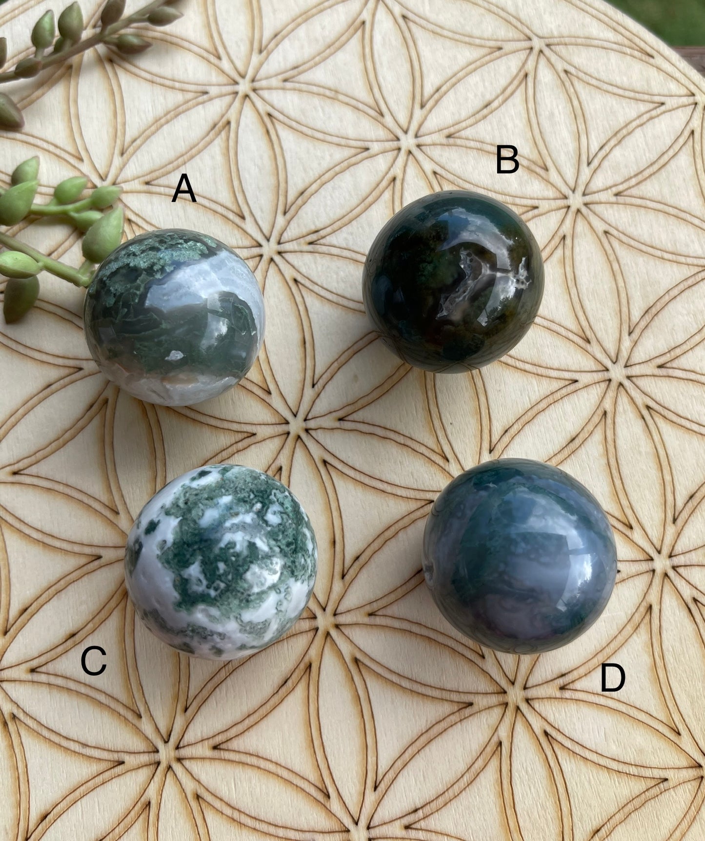 Moss Agate Sphere