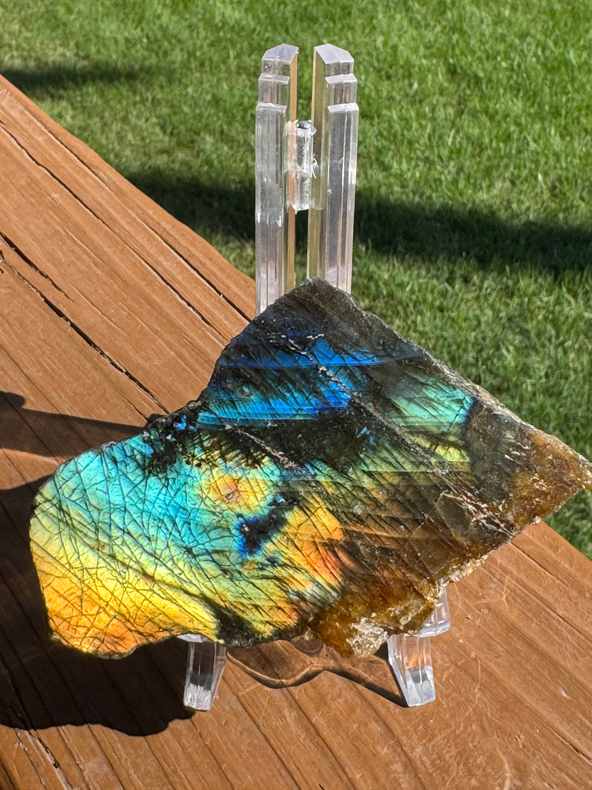 Natural Labradorite Semi-Polish