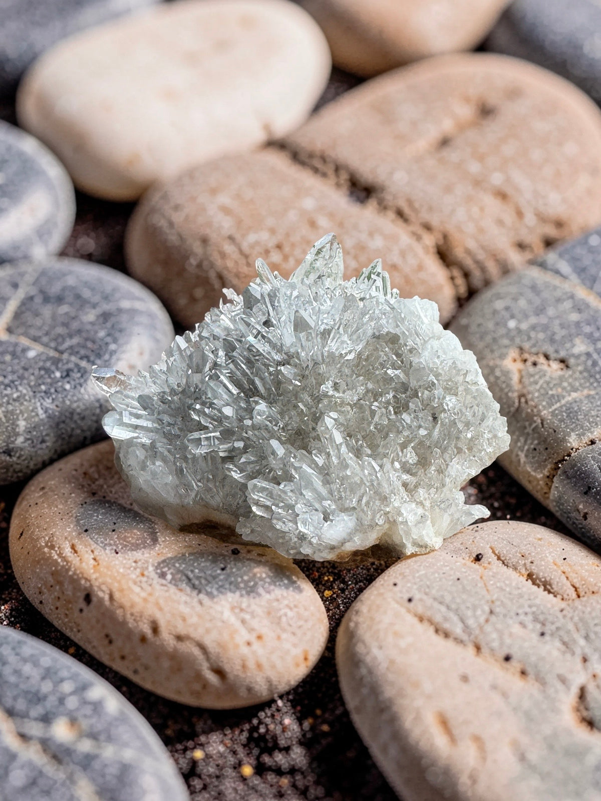 Natural Clear Quartz Cluster