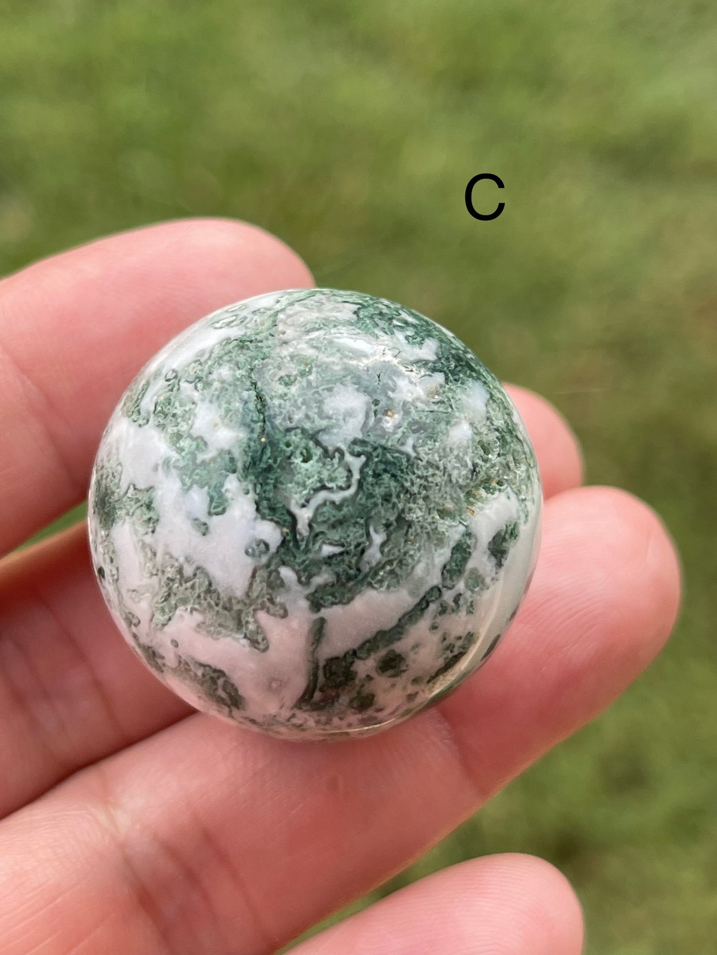 Moss Agate Sphere