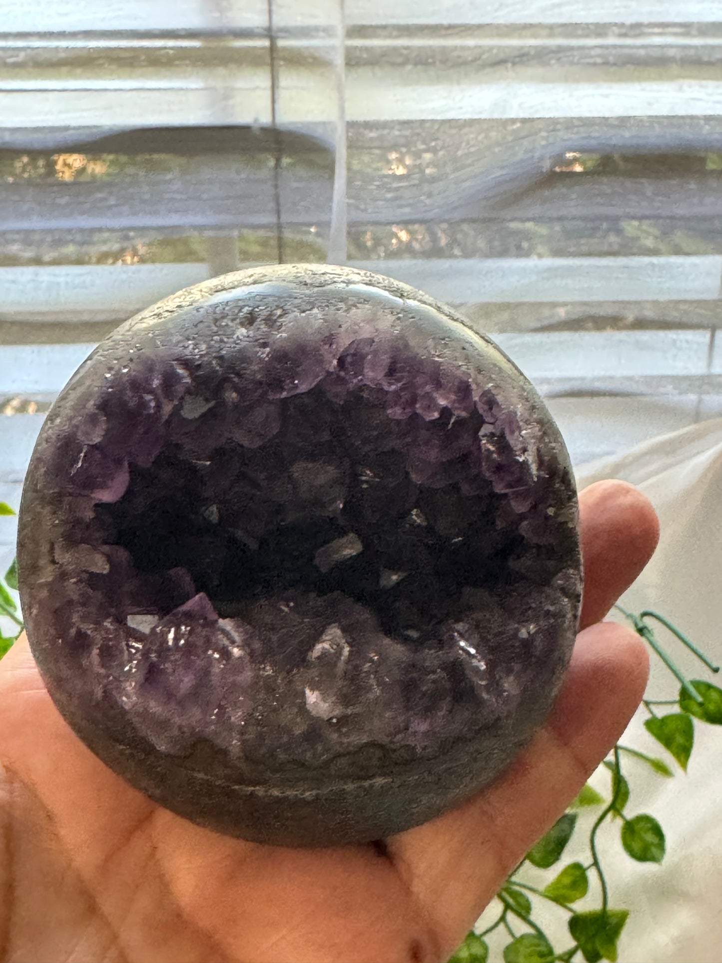 Druzy Amethyst Geode Sphere 77mm