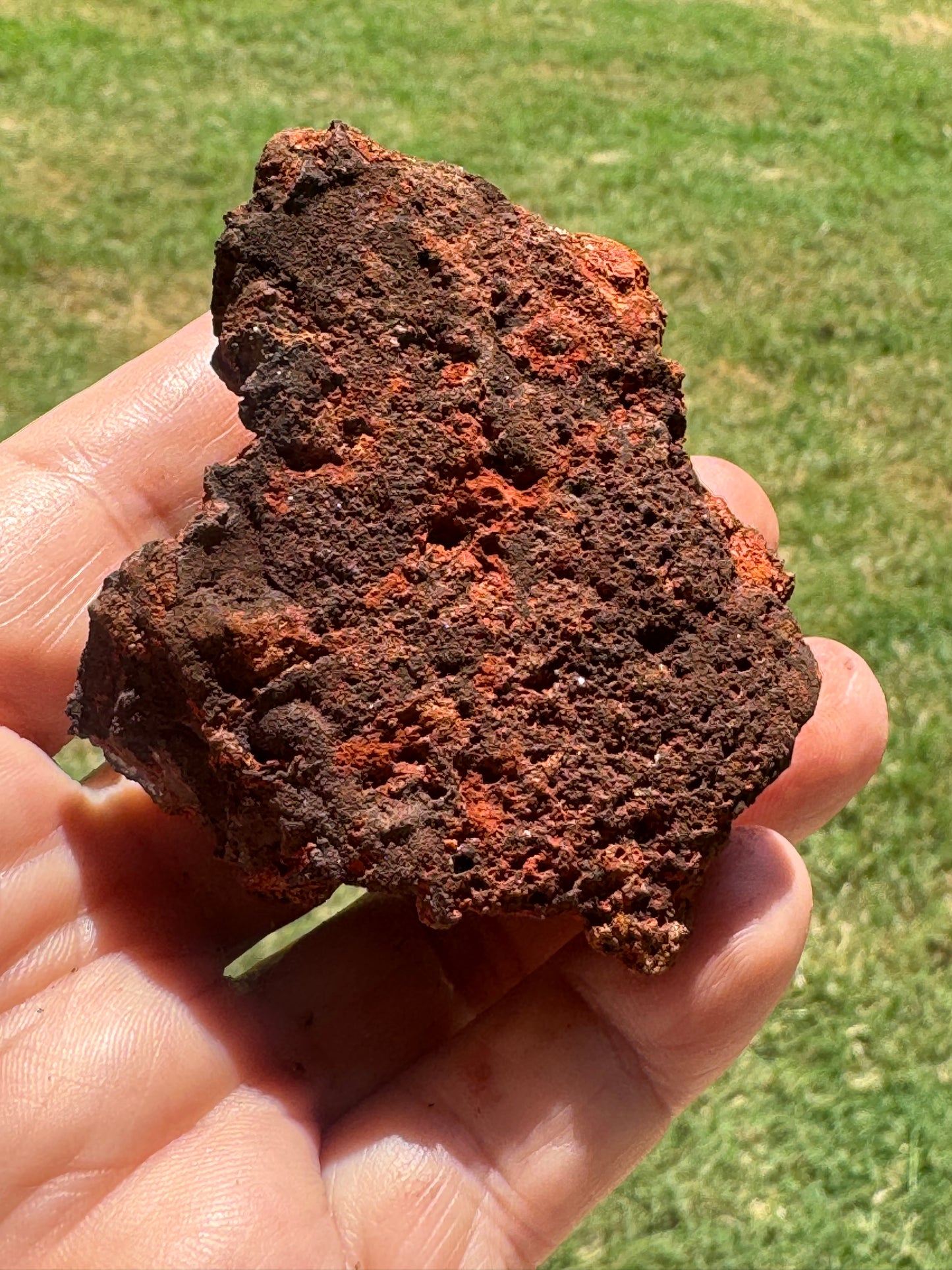 Natural Druzy Red Calcite Specimen