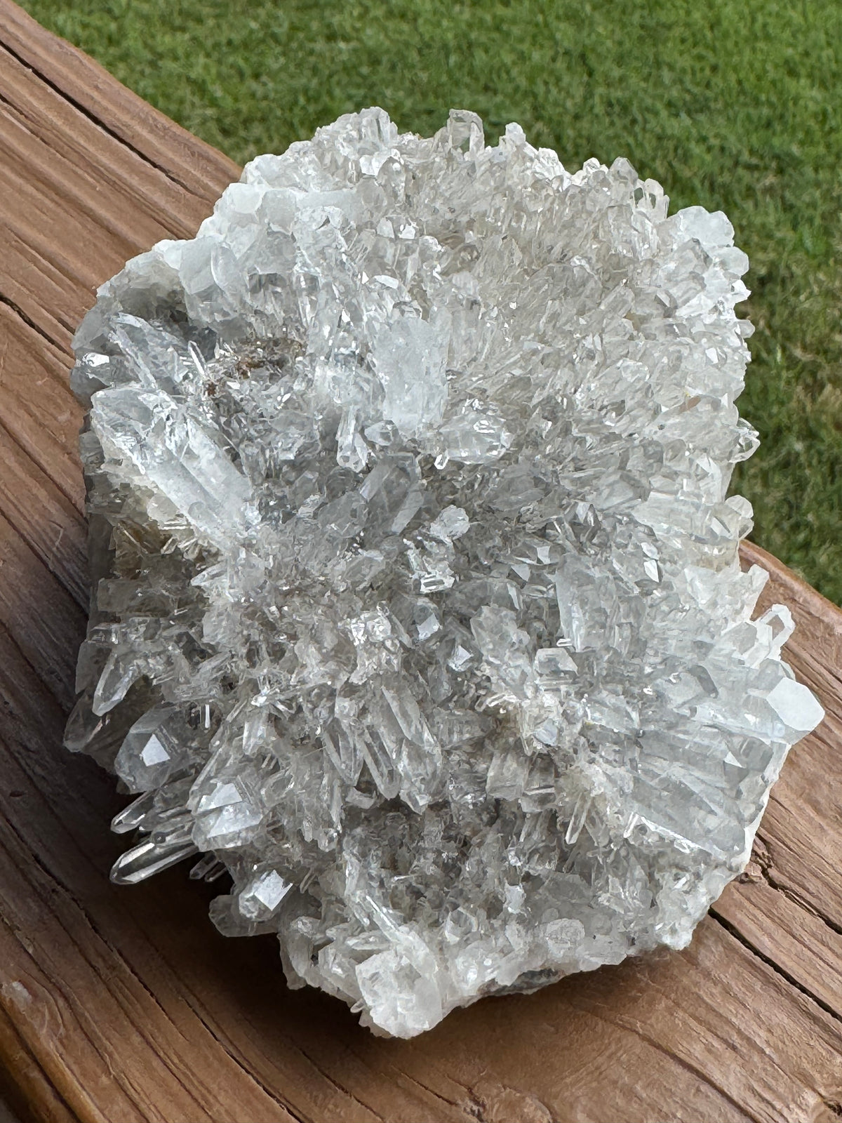 Natural Clear Quartz Cluster