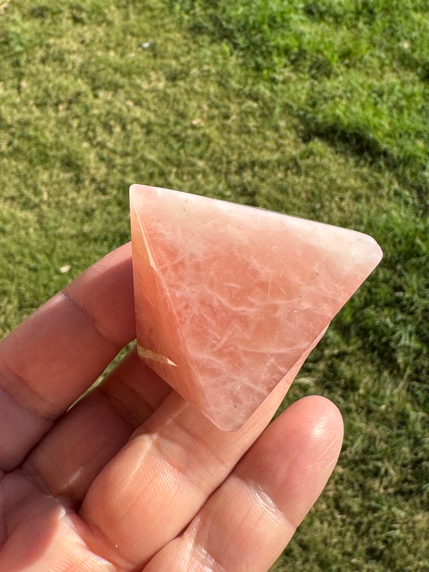 Rose Quartz Pyramid