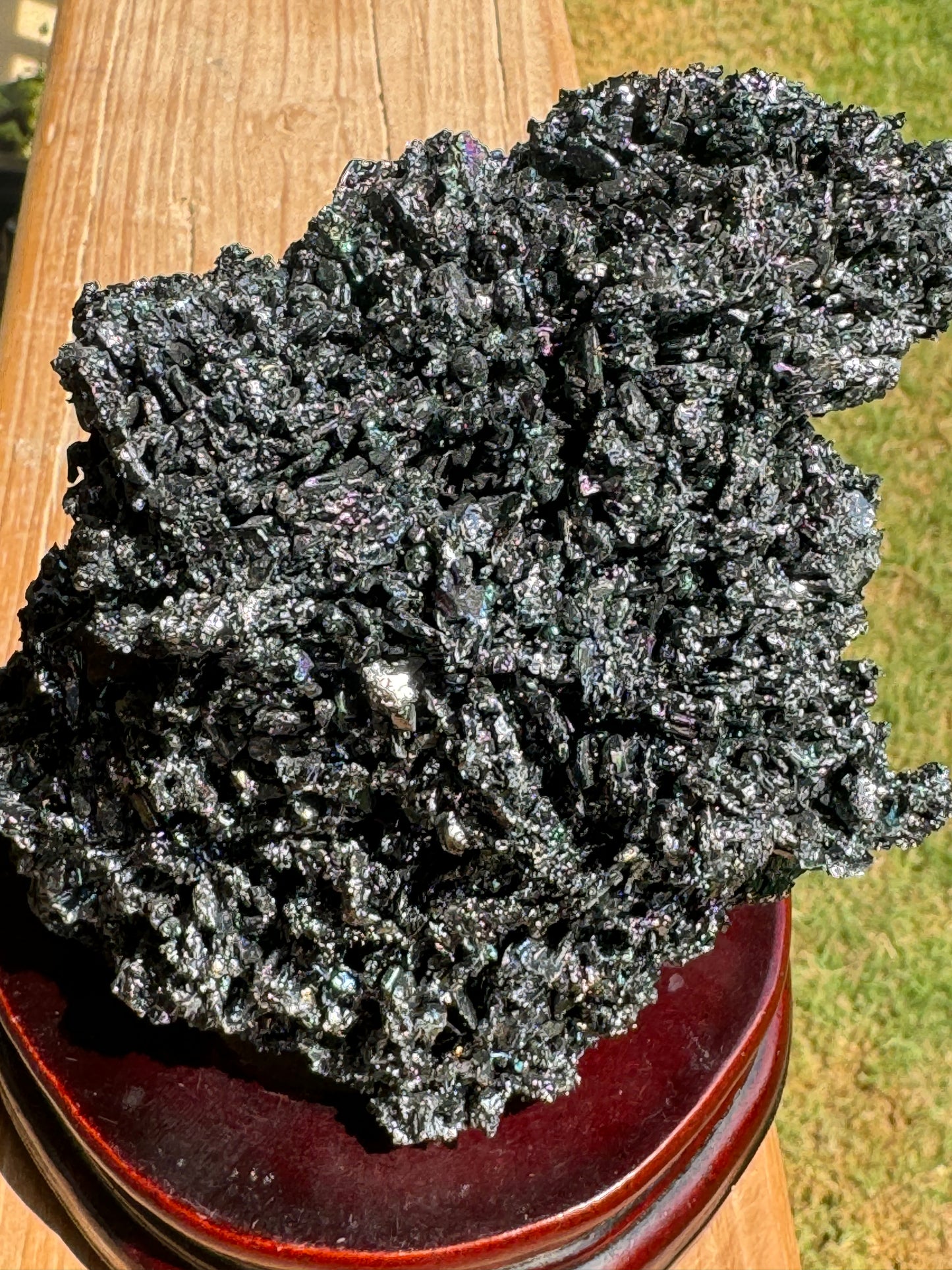 Carborundum Crystal Specimen with Base