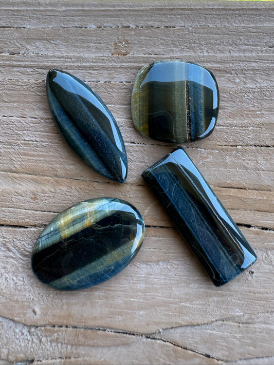 Natural Blue Tiger Eye Cabochon