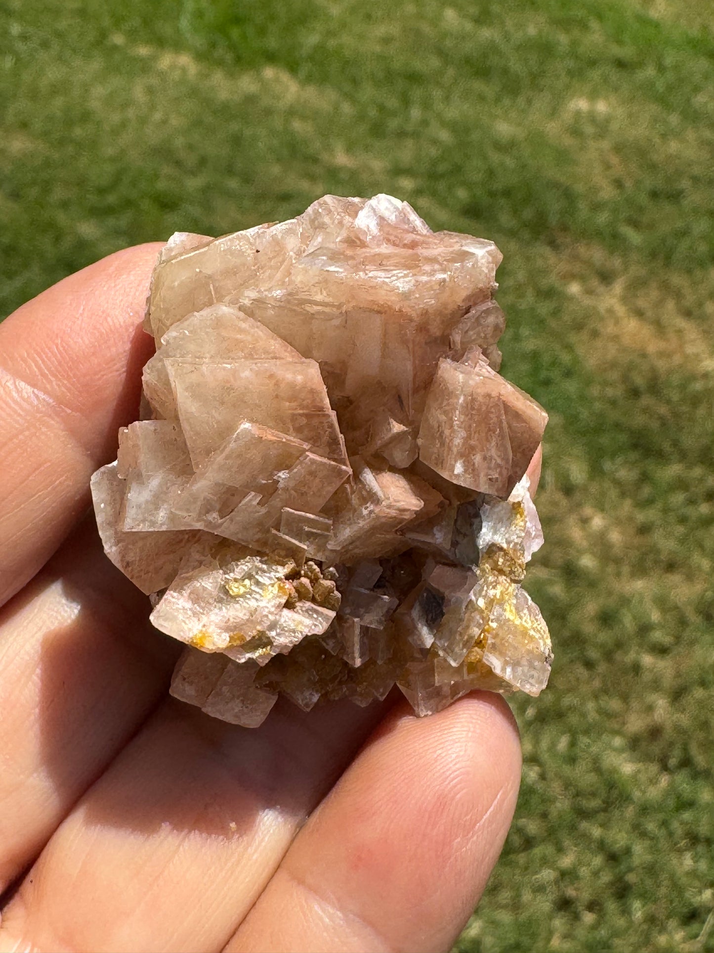 Chabazite and Mimetite Specimen