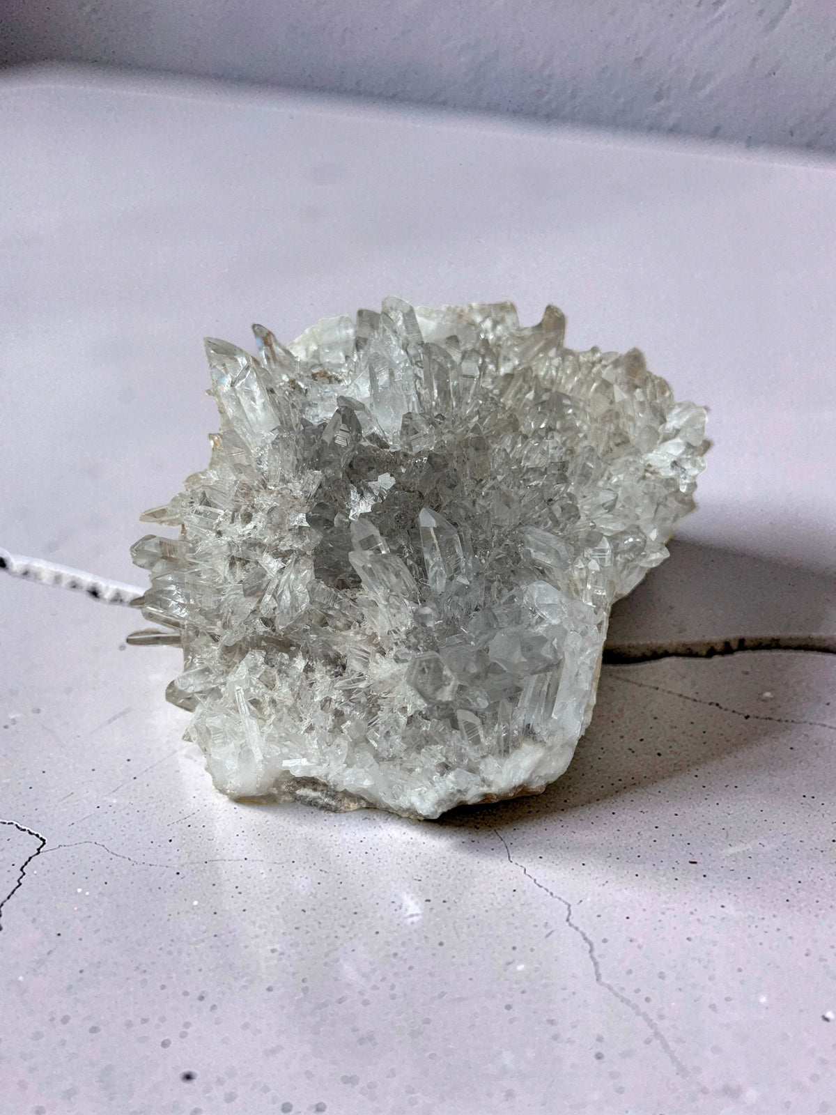 Natural Clear Quartz Cluster
