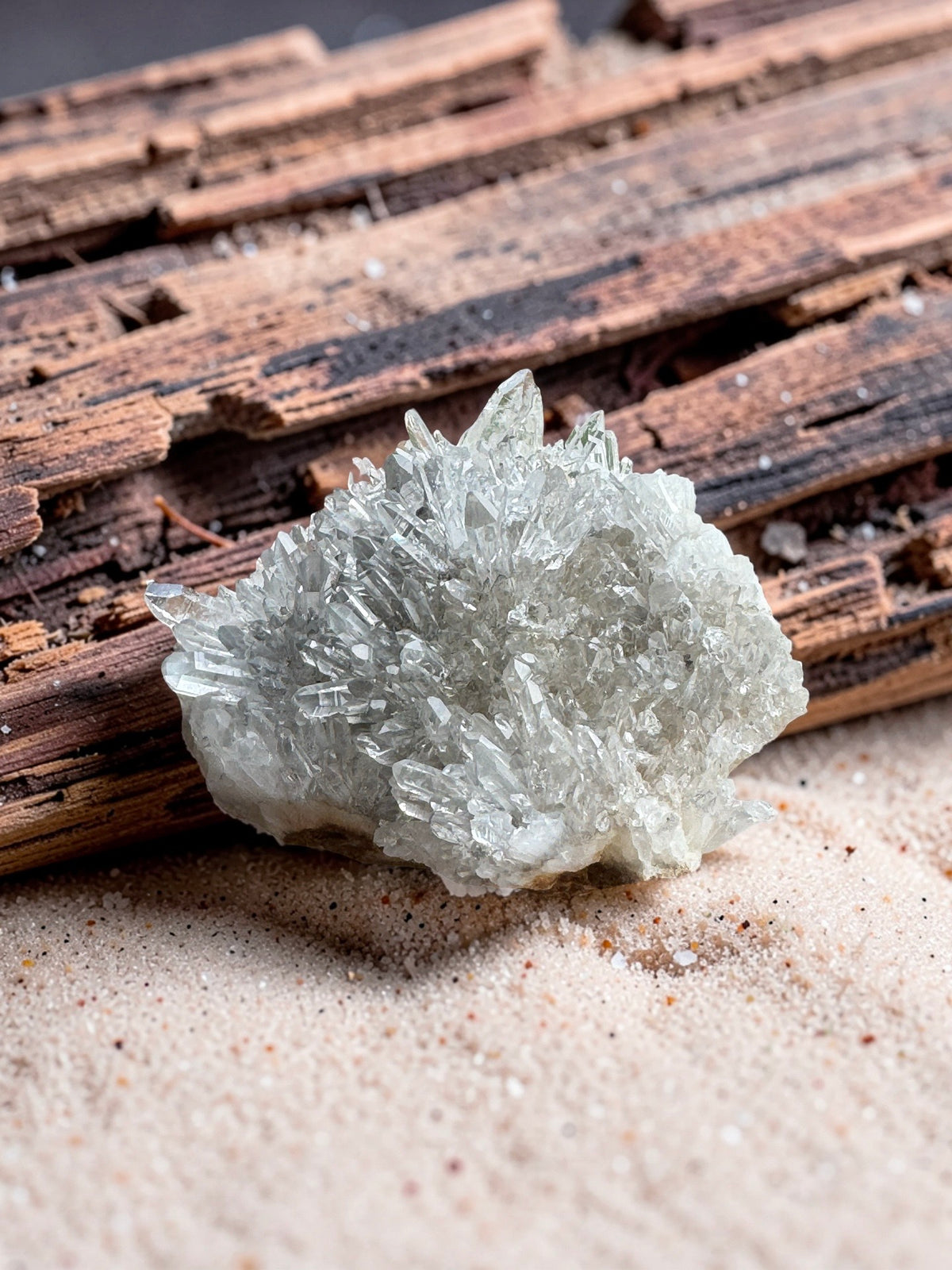 Natural Clear Quartz Cluster
