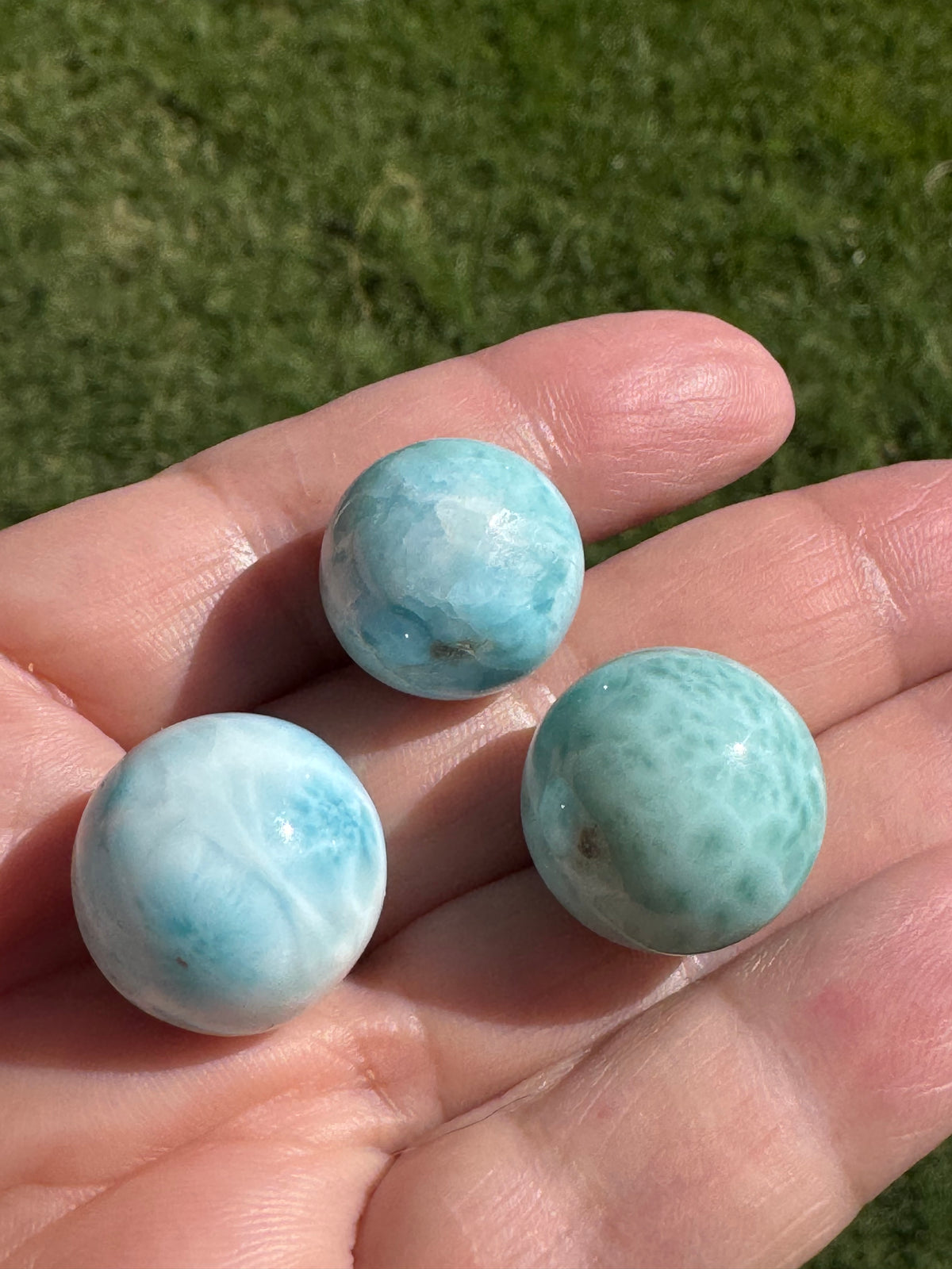 Larimar Mini Sphere 18/17mm
