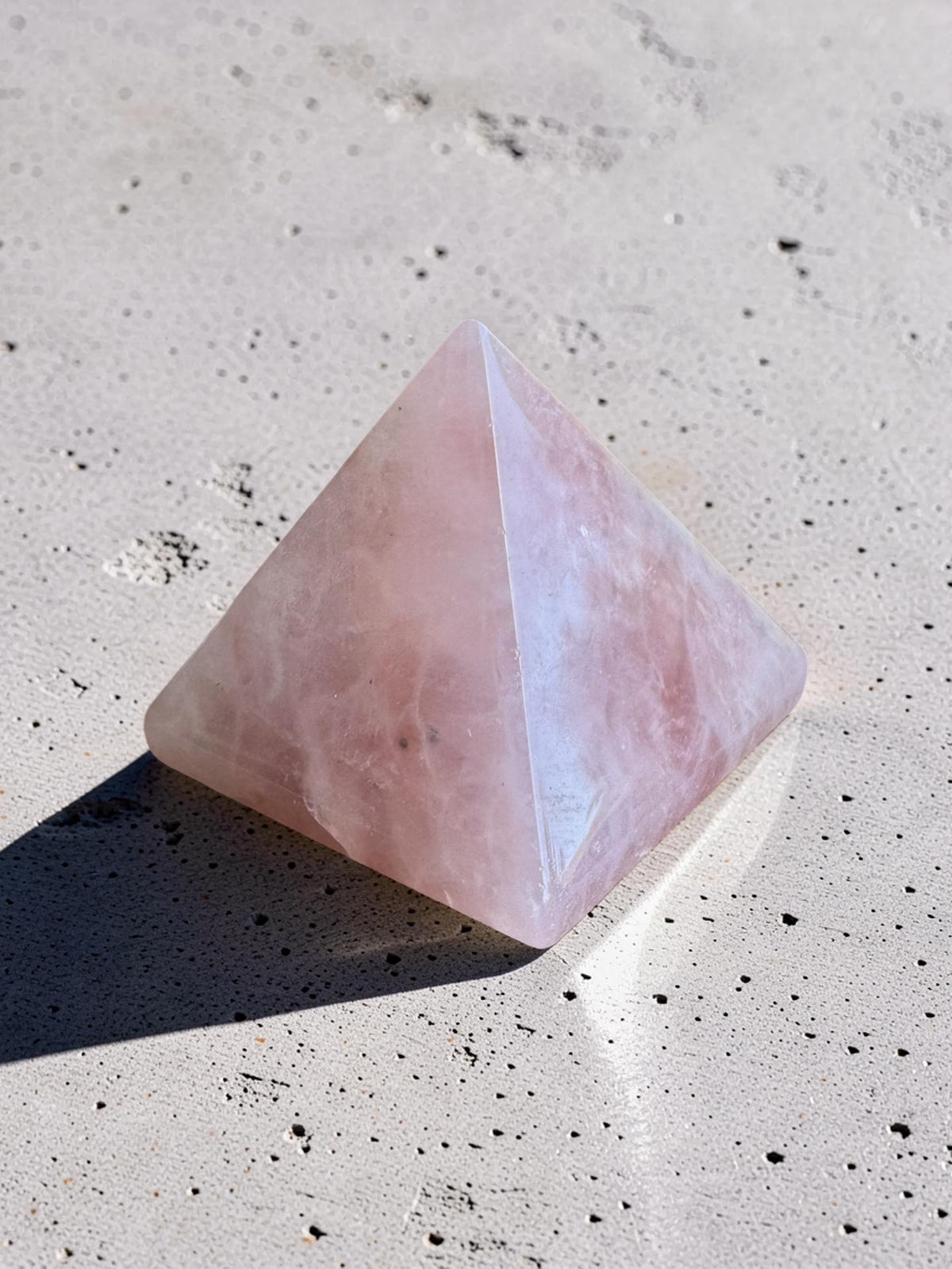 Rose Quartz Pyramid