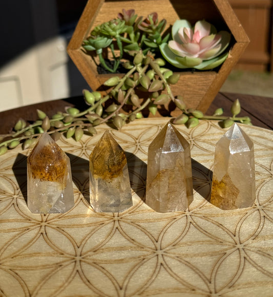 Dendritic Golden Healer Quartz Points