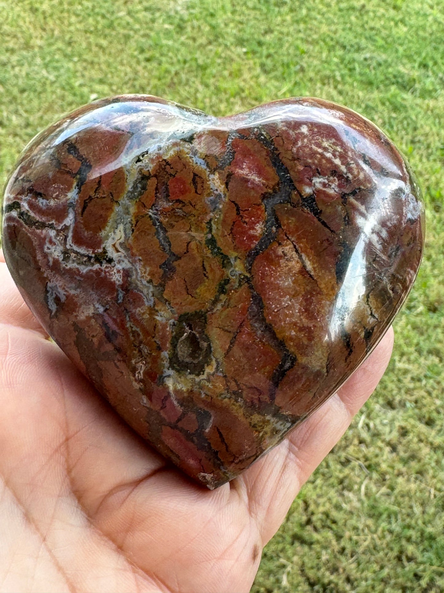 Ocean Jasper Heart