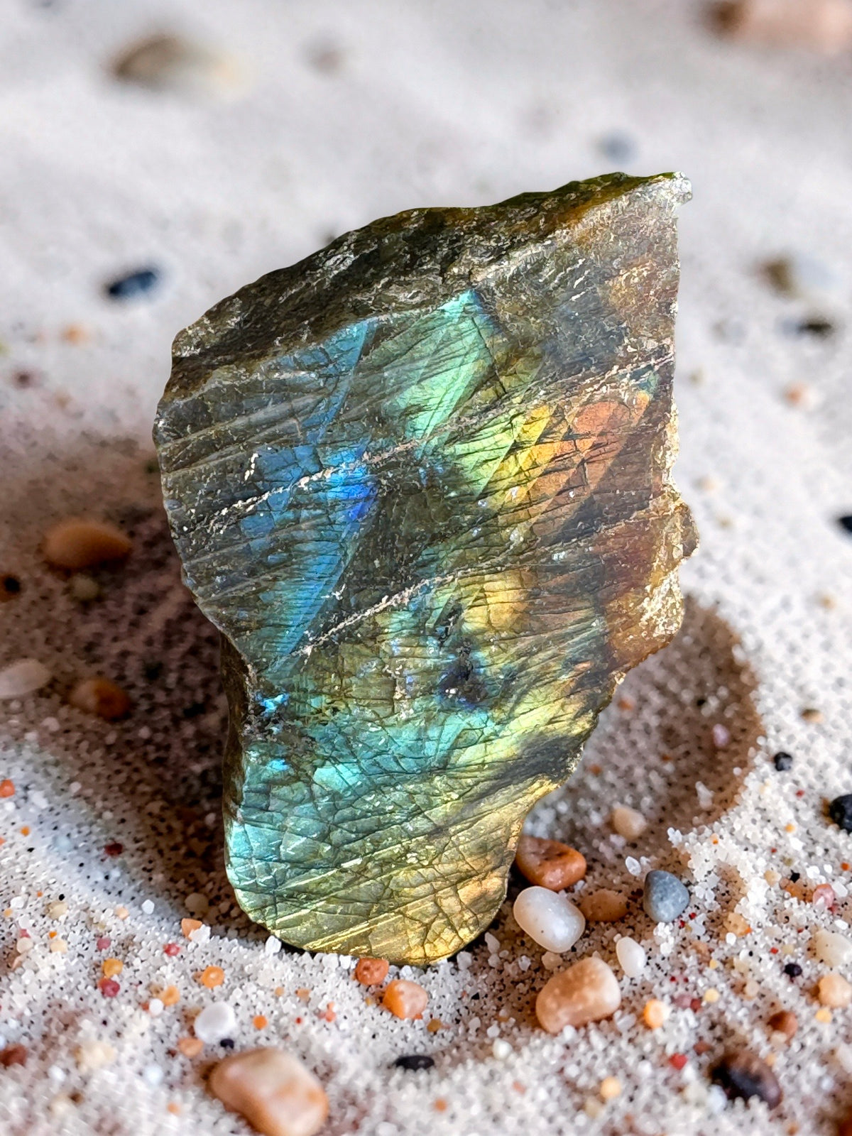 Natural Labradorite Semi-Polish