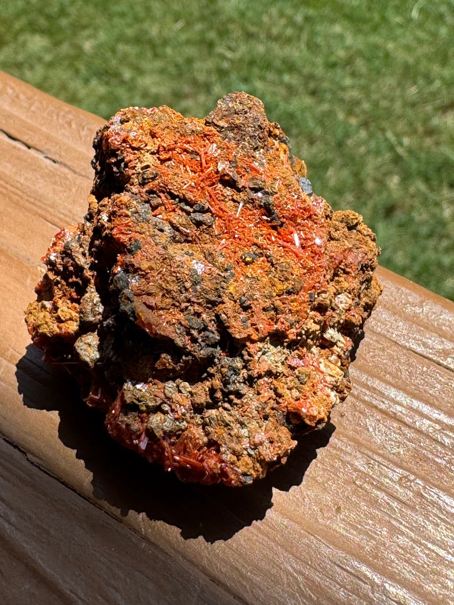 Rare Crocoite Mineral Specimen