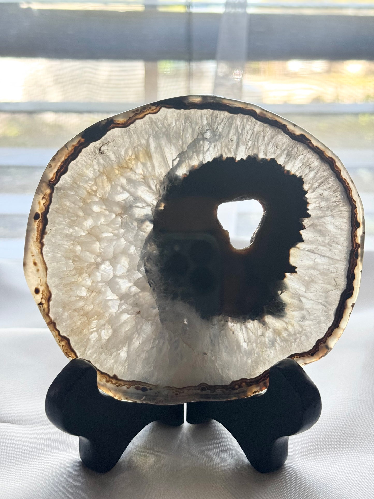 Druzy Agate Slab - Agate Slice