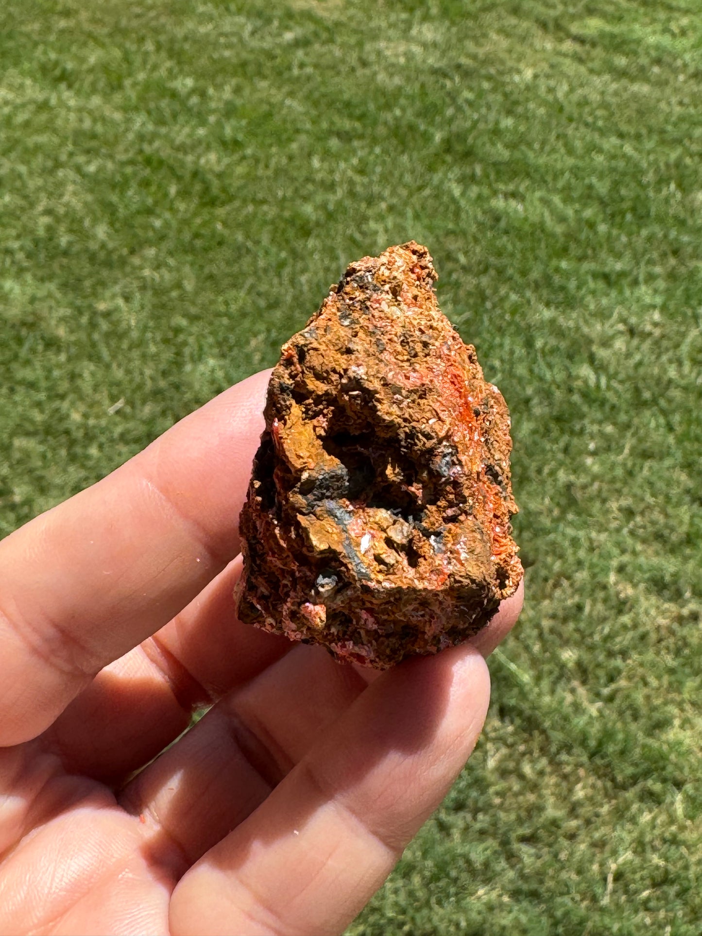 Rare Crocoite Mineral Specimen