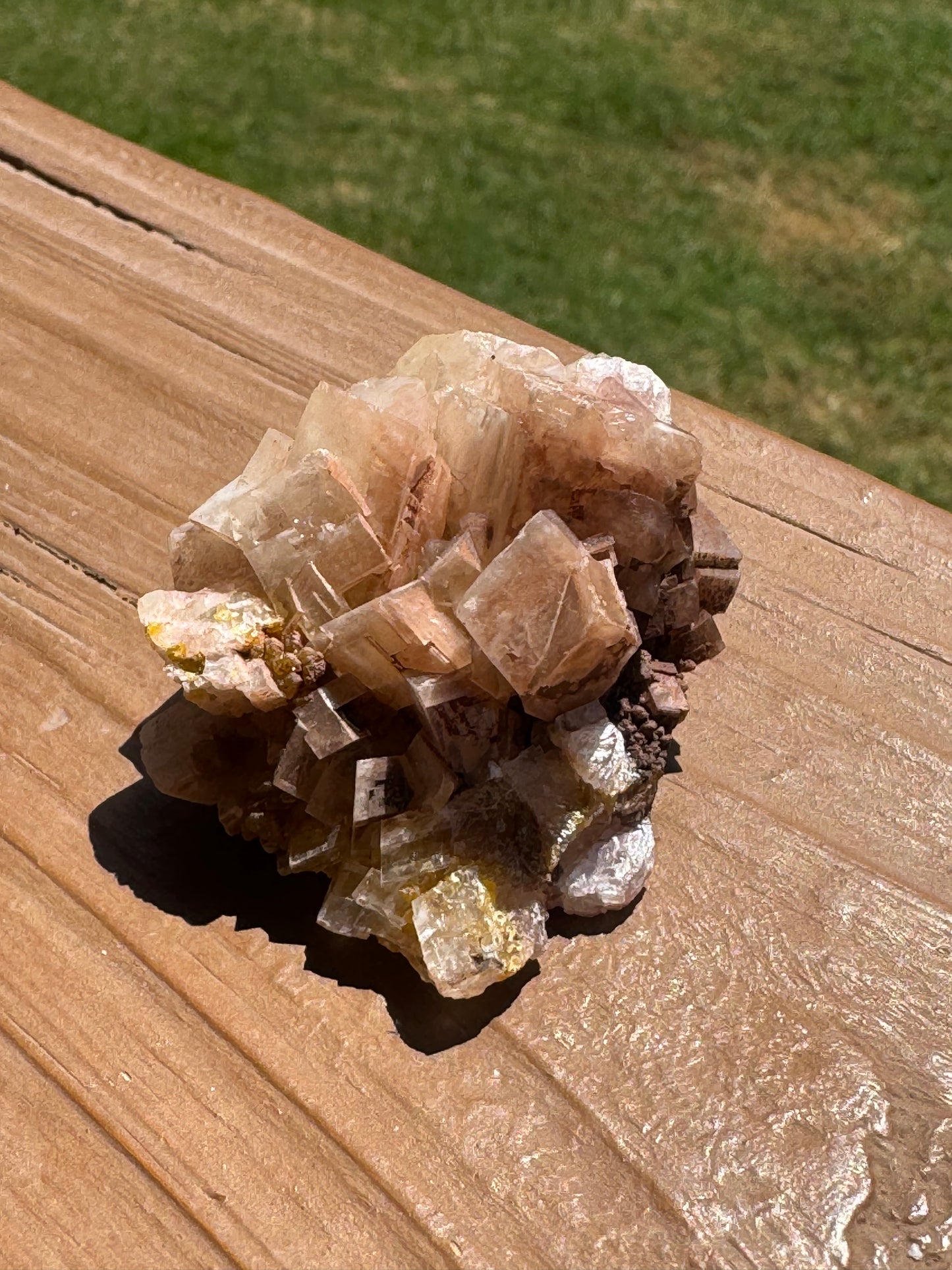 Chabazite and Mimetite Specimen