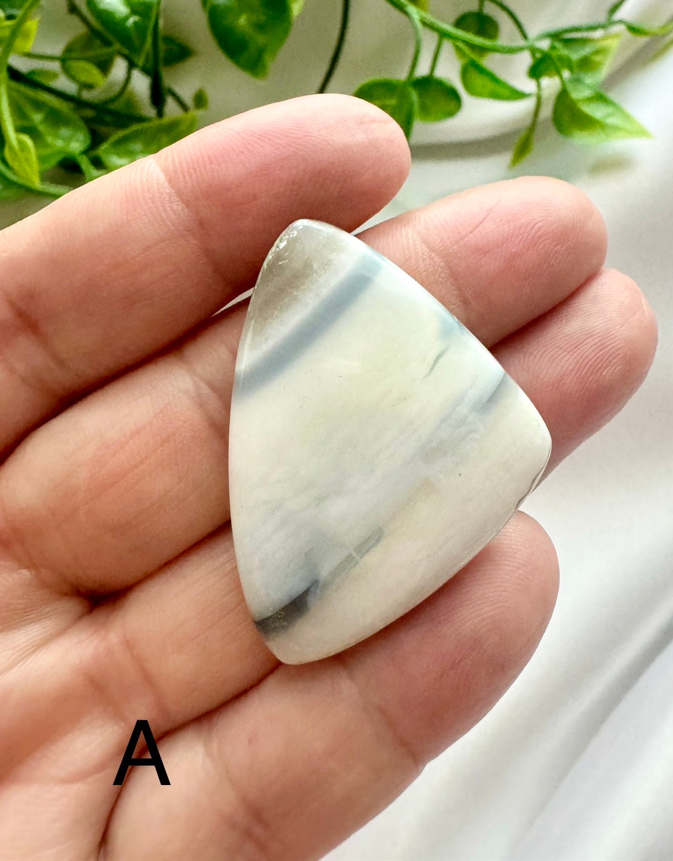 Blue Owyhee Opal Cabochon