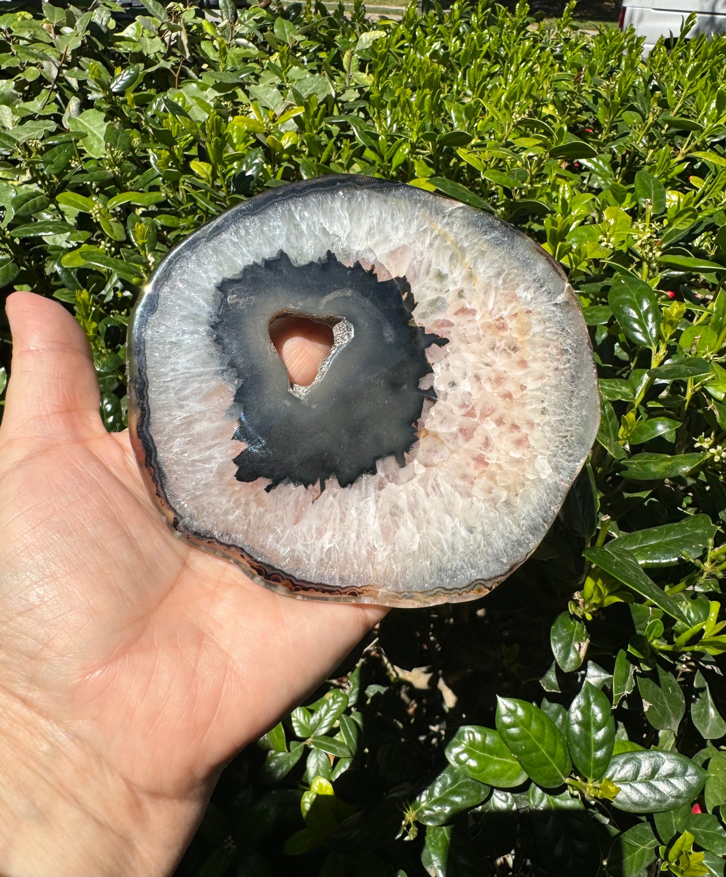 Druzy Agate Slab - Agate Slice