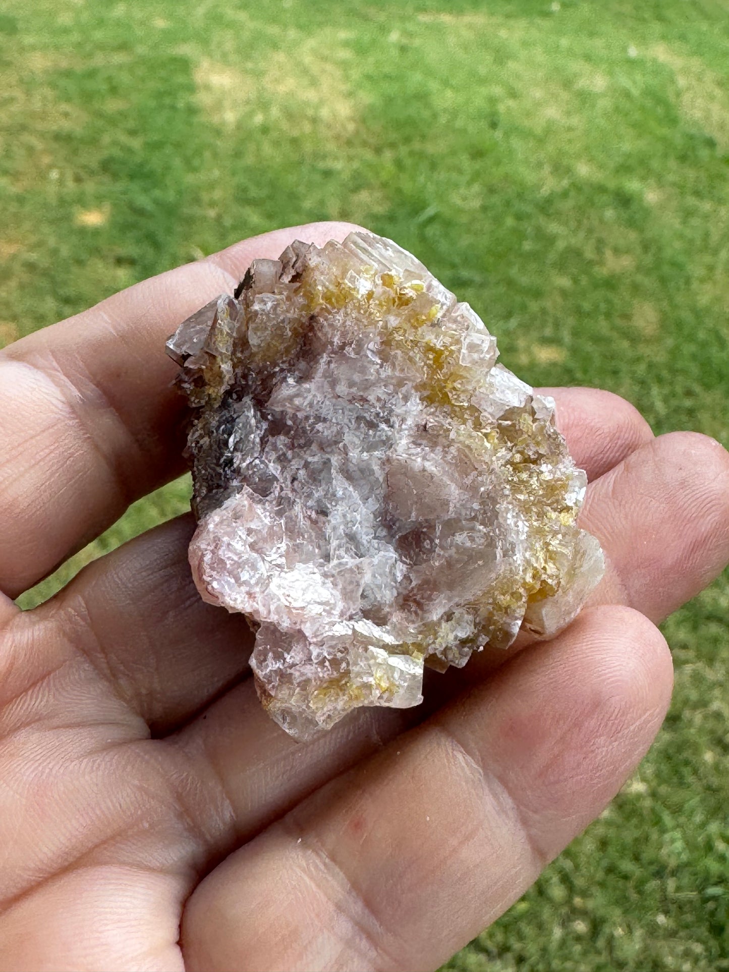 Chabazite and Mimetite Specimen