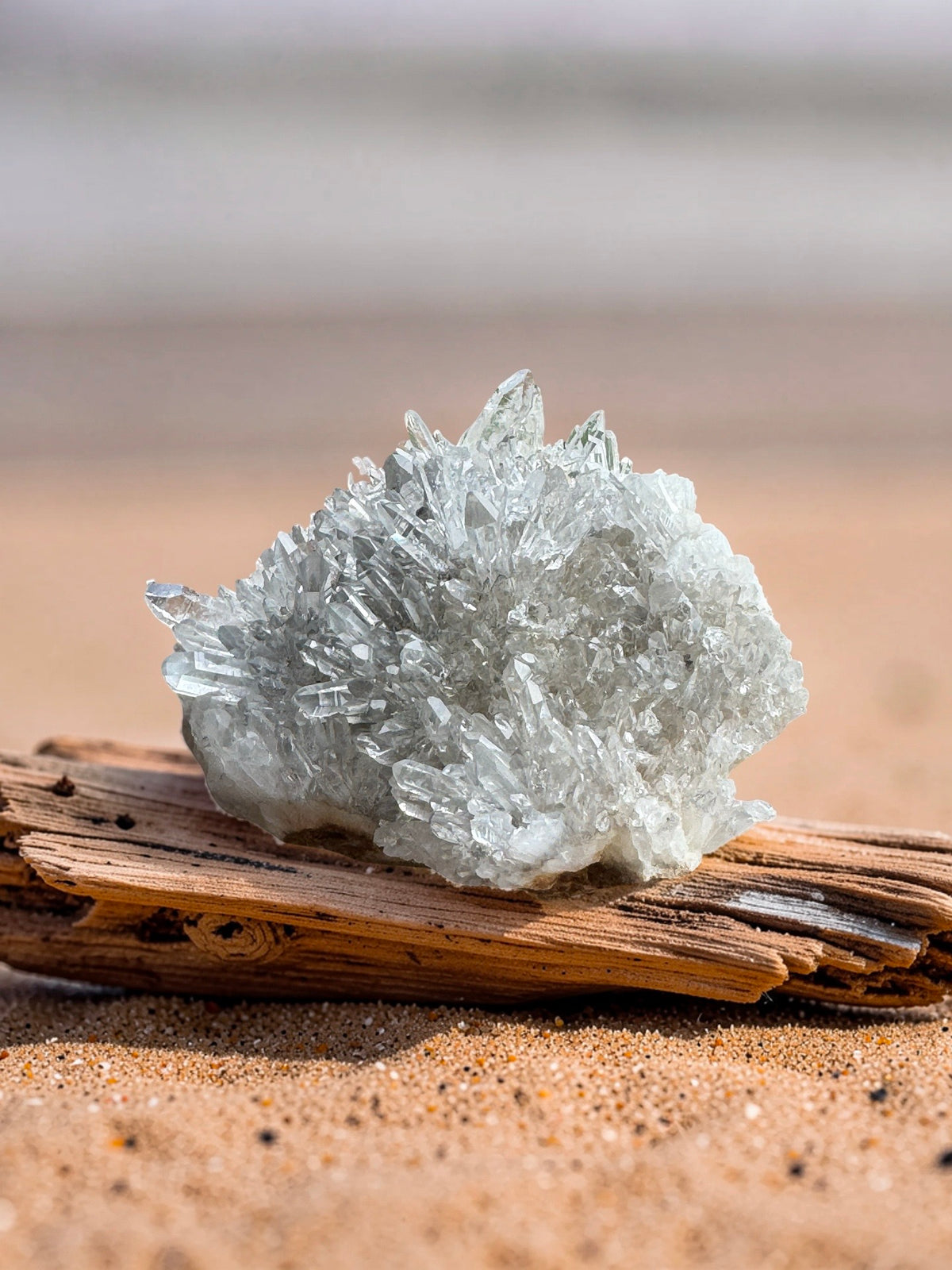 Natural Clear Quartz Cluster